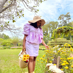 "Simply Twisted" Rosy Lilac Set: Charming & Chic