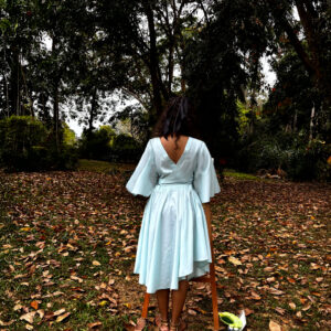 "Willow's Distortion" Mint Blue Set: Artistic & Alluring