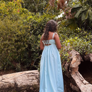 "Willow's Wanderlust" Mint Blue Dress : Free-Spirited & Fluid (Adjustable)