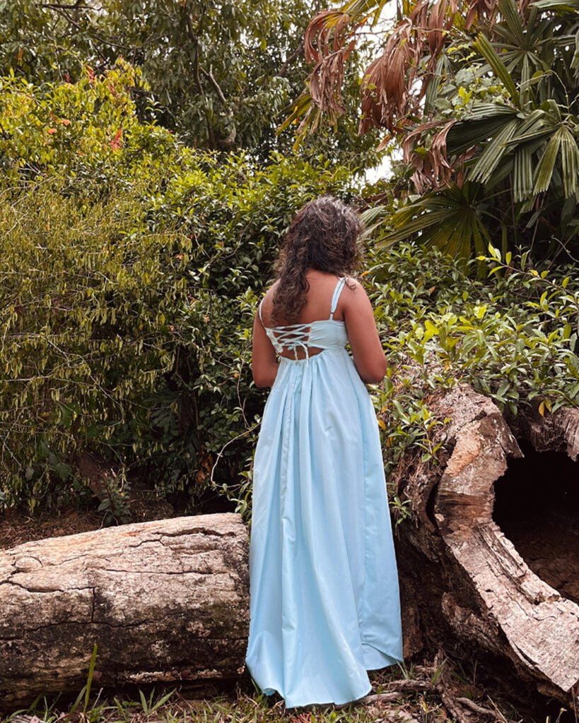 "Willow's Wanderlust" Mint Blue Dress : Free-Spirited & Fluid (Adjustable)